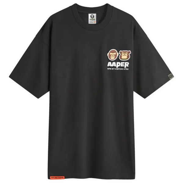 Футболка Aape Aaper Printed T-Shirt, черный