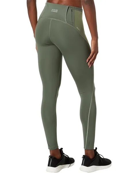 Брюки New Balance Impact Run Tights, цвет Deep Olive Green