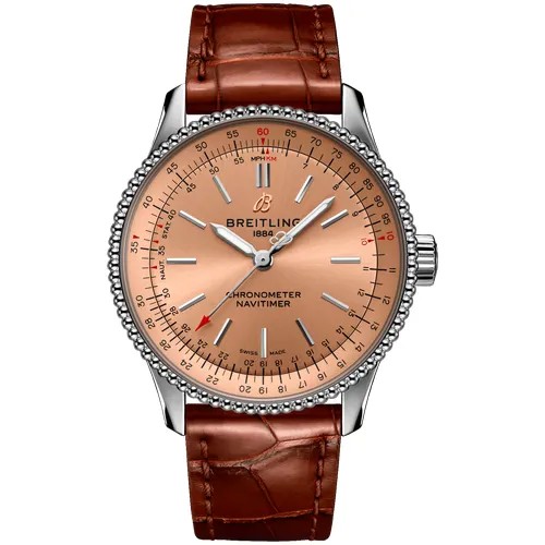 Наручные часы BREITLING Наручные часы Breitling A17395201K1P2, розовый, коричневый
