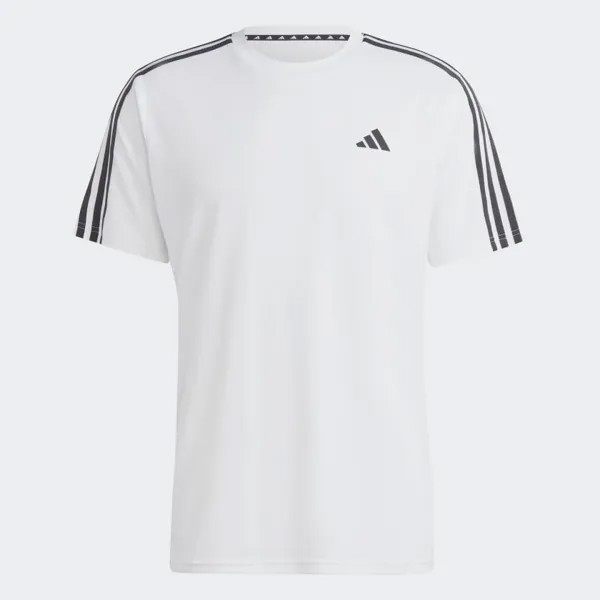 Футболка Adidas Train Essentials 3-Stripes Training, белый/черный