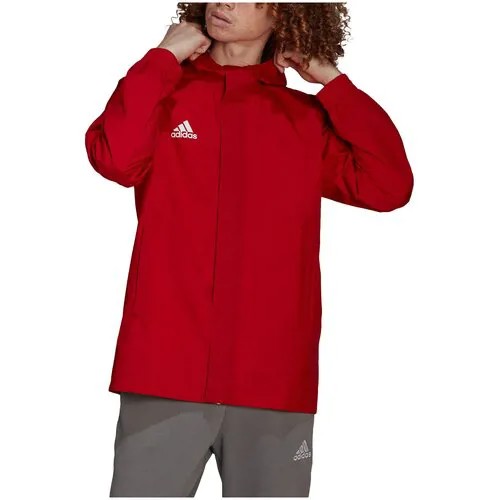 Куртка спортивная adidas, размер S, красный