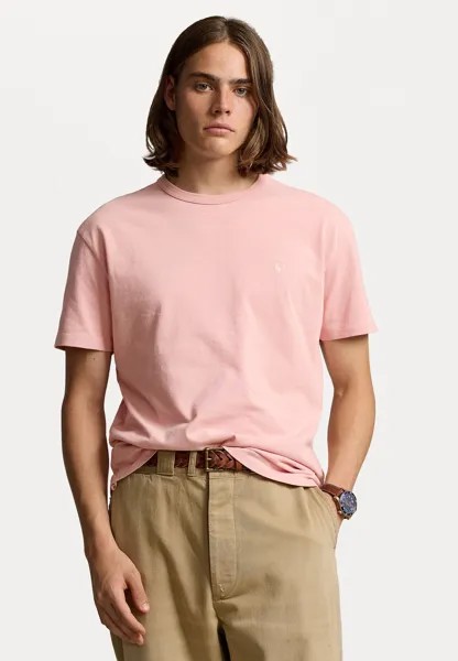 Базовая футболка CLASSIC FIT JERSEY CREWNECK T-SHIRT Ralph Lauren, розовый
