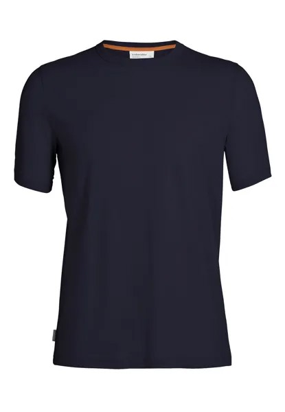 Базовая футболка Tencel Cotton Ss Tee Icebreaker, цвет midnight navy