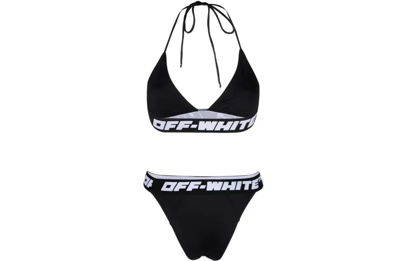 OFF-WHITE Женский купальник из двух частей, цвет Black