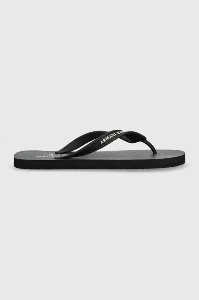 Шлепанцы Armani Exchange, черный