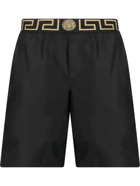 Versace плавки-шорты с отделкой Medusa and Greek Key