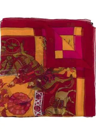 Hermès шелковый платок Fantaisies Indiennes 1987-го года