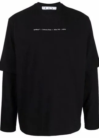 Off-White футболка с длинными рукавами и принтом Arrows