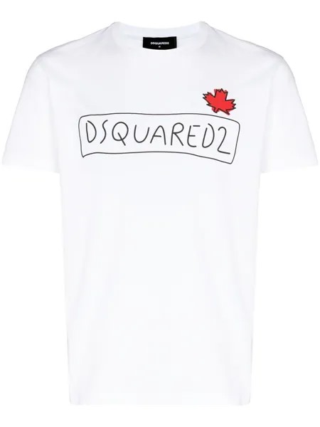 Dsquared2 футболка с логотипом Maple Leaf