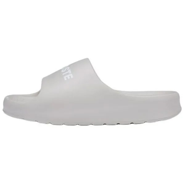 Шлепанцы мужские бежевые Lacoste