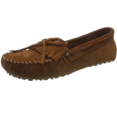 Minnetonka Womens Kilty Driving Moccasin, коричневый рюш, 5,5 B Medium US