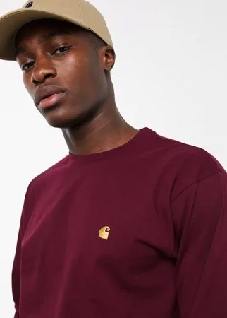 Лонгслив Carhartt-Фиолетовый