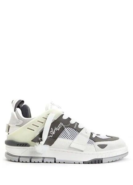 Мужские кожаные кроссовки area white grey Axel Arigato