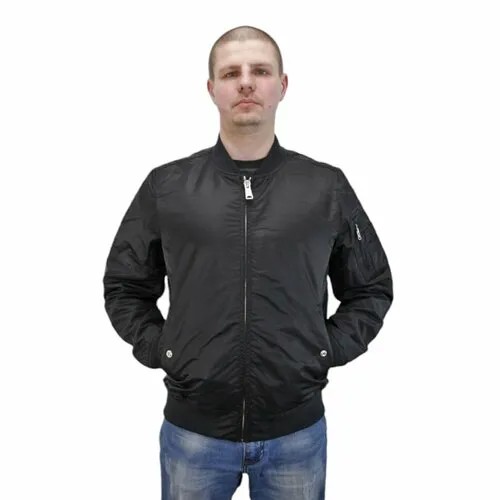 Бомбер Vintage Industries, размер S (46), чёрный
