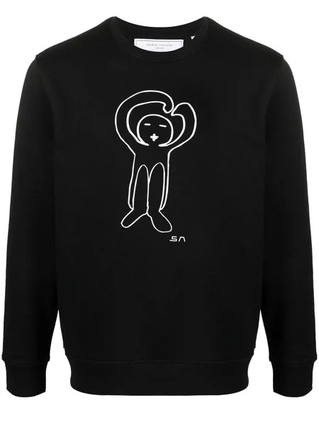 Société Anonyme свитер с принтом