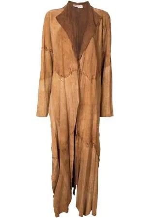 Yves Saint Laurent Pre-Owned длинное пальто Duster