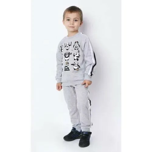 Комплект одежды Vikikids, размер 104, серый
