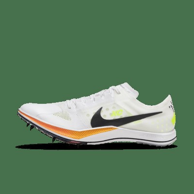 Шипованные кроссовки Nike ZoomX Dragonfly XC Cross-Country Spikes, цвет White/Total Orange/Laser Orange/Black