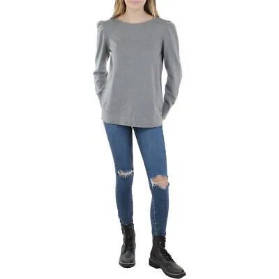 Женский серый хлопковый кашемировый пуловер Anne Klein Top Plus XS BHFO 4181