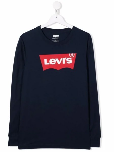 Levi's Kids топ с длинными рукавами и нашивкой-логотипом