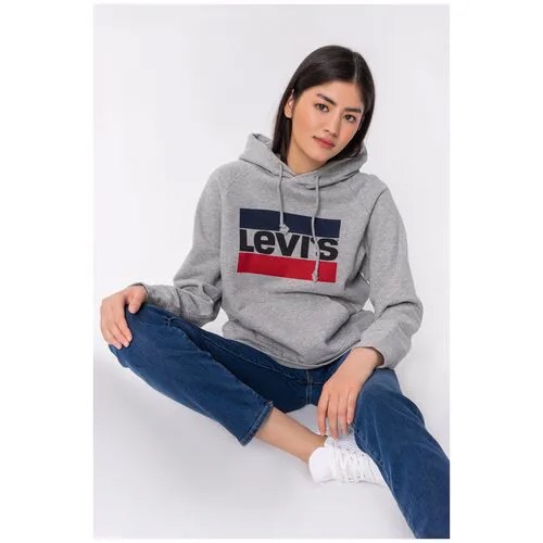 Худи Graphic Sport Hoodie 35946-0000 Серый 42