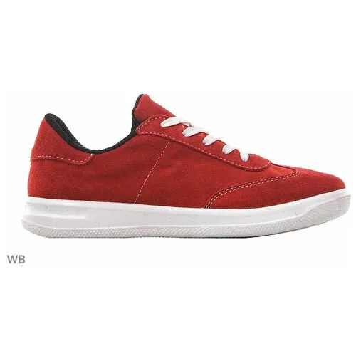 Кроссовки велюровые ШК обувь WB-09113 красные, размер 41