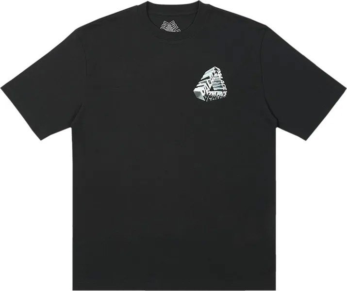 Футболка Palace Tri-Chrome T-Shirt 'Black', черный