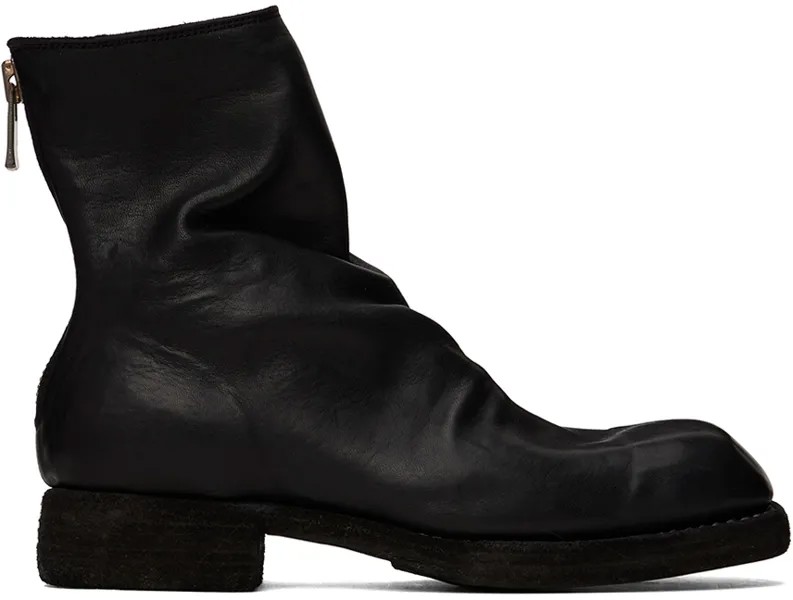 Черные 79086 Ботинки Guidi