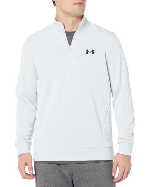 Толстовка Under Armour Armour Fleece 1/4 Zip, цвет Halo Gray/Black