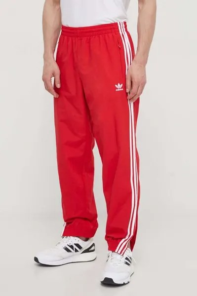 Спортивные джоггеры Adicolor из тканого материала Firebird Track Top adidas Originals, красный