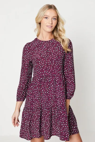 Мини-платье Berry с леопардовым принтом Sandy Dorothy Perkins, мультиколор