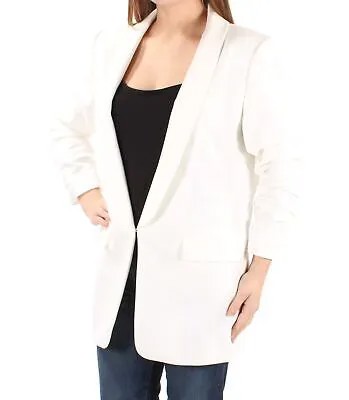 TAHARI Womens Ivory Blazer Wear To Work Jacket 6