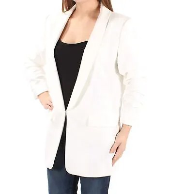 TAHARI Womens Ivory Blazer Wear To Work Jacket 6