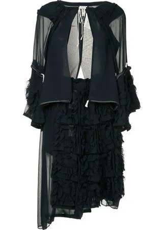 Comme Des Garçons Pre-Owned многослойное платье с курткой