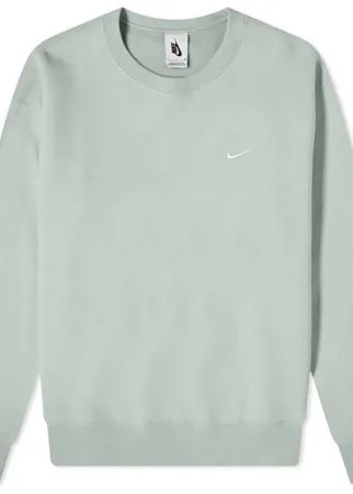 Свитшот NIKE NikeLab Fleece Crew размер XL, steam/white