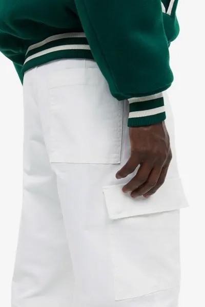 Свободные брюки-карго H&M, белый