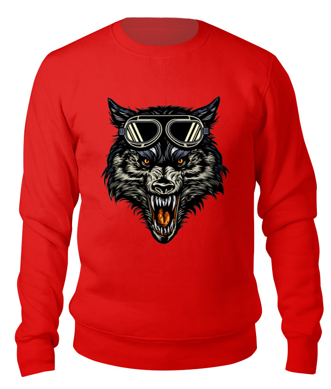Свитшот Printio Airwolf красный 2XL
