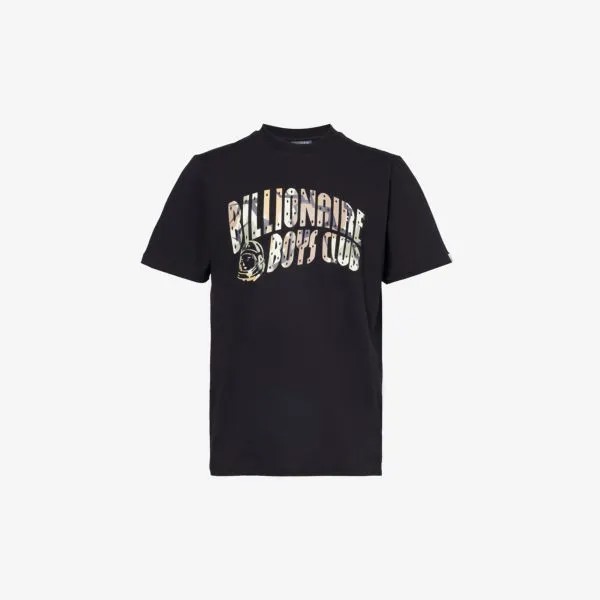Футболка из хлопкового джерси с логотипом camo arch Billionaire Boys Club, черный