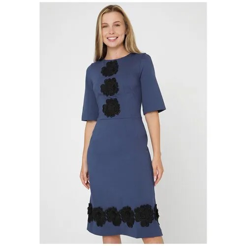 Платье Мадам Т, размер 50, синий