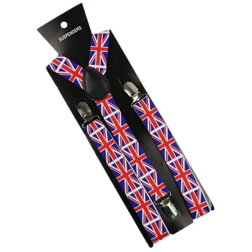 Подтяжки карнавальные с флагом Британии 100 см