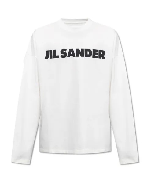 Футболка с логотипом Jil Sander, белый