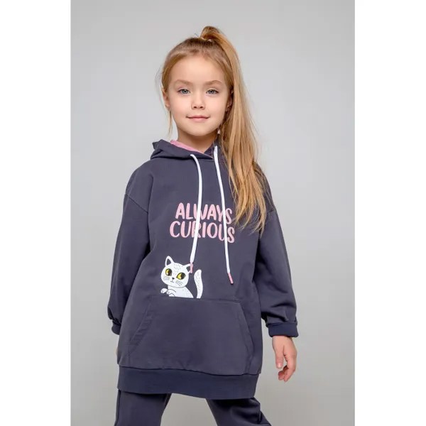 Crockid  Худи для девочки Fanny cats
