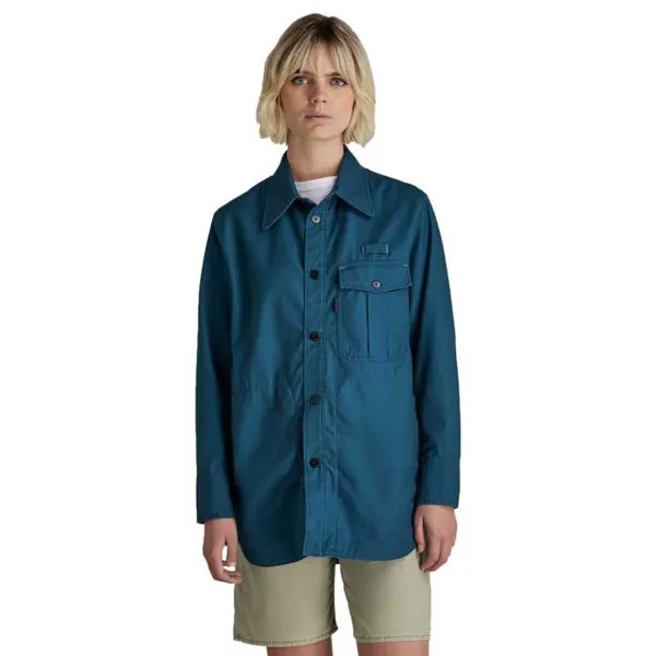 Куртка G-Star Naval Collar Overshirt 2.0, зеленый