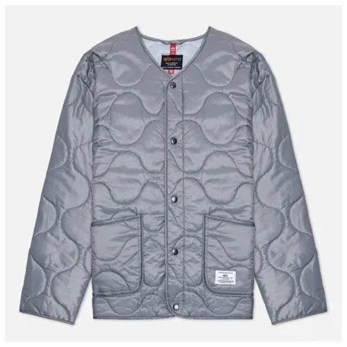 Куртка  ALPHA INDUSTRIES демисезонная, средней длины, подкладка, размер M, серый
