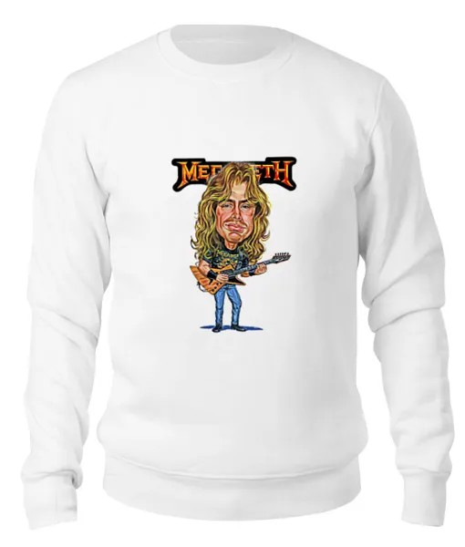 Свитшот унисекс Printio Megadeth белый XL