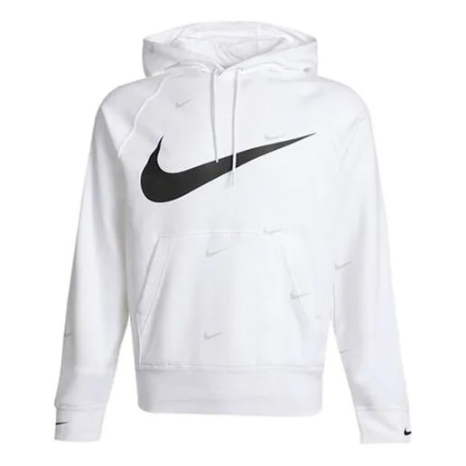 Толстовка Nike Athleisure Casual Sports hooded Fleece Lined White, белый