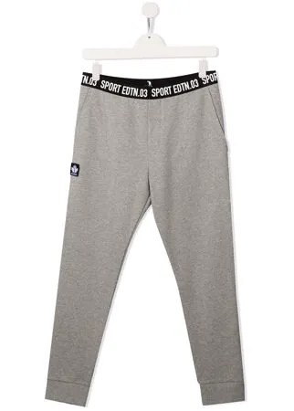 Dsquared2 Kids спортивные брюки с логотипом на поясе
