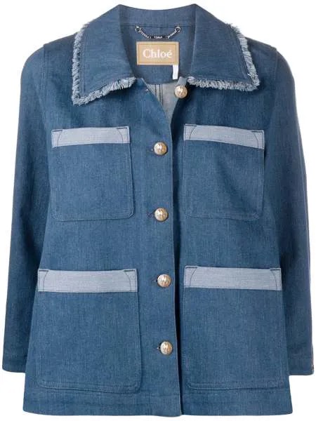Chloé джинсовая куртка-рубашка