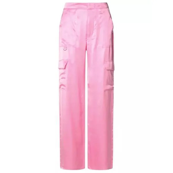 Брюки viscose fuchsia pants Chiara Ferragni, розовый