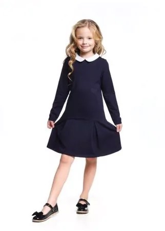 Школьное платье Mini Maxi, размер 134, синий